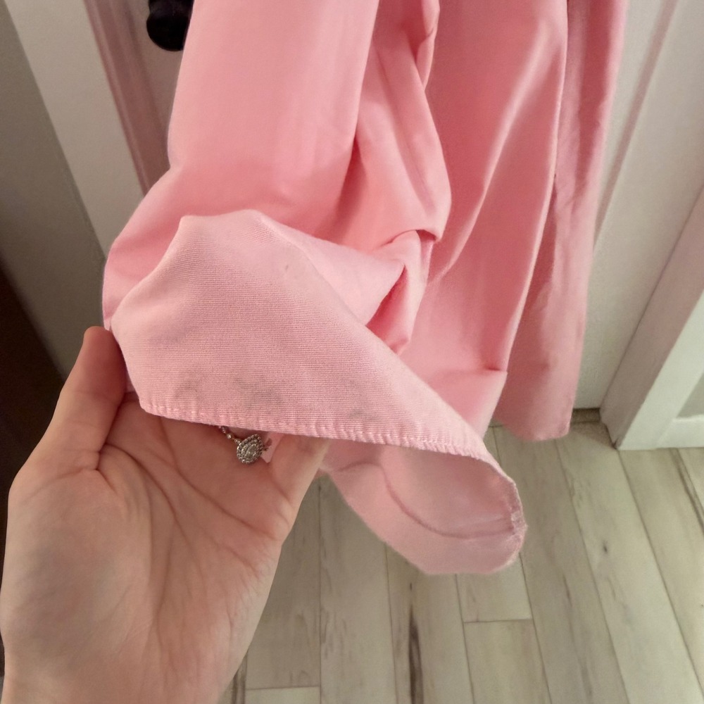 Staud Joy Gown Pink Pleated A-Line Maxi Dress Scoop Neck Sz 2 Event Gown Barbie - Picture 5 of 8